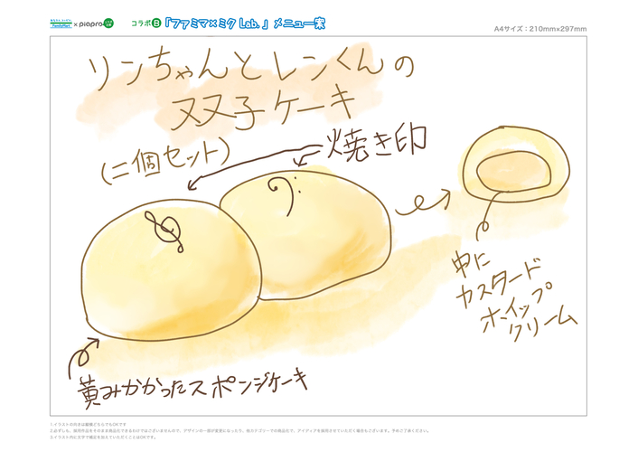 リンちゃんとレンくんの双子ケーキ