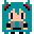初音ミク歩いて決めポーズ