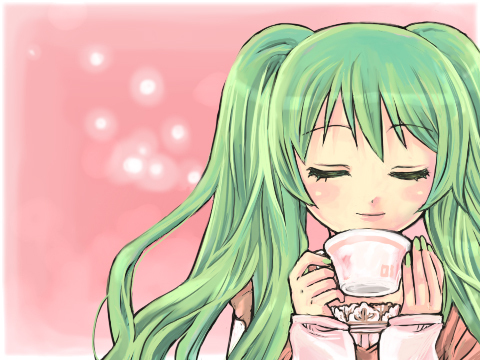 紅茶とミク2