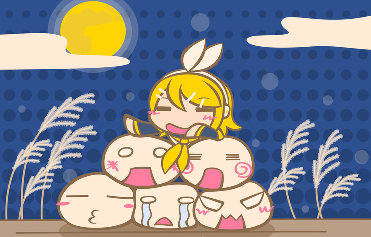 9月 お月見リンちゃん