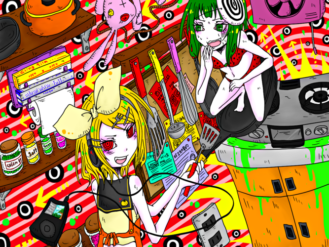 リンちゃんの殺る気鈍器 in the kitchen