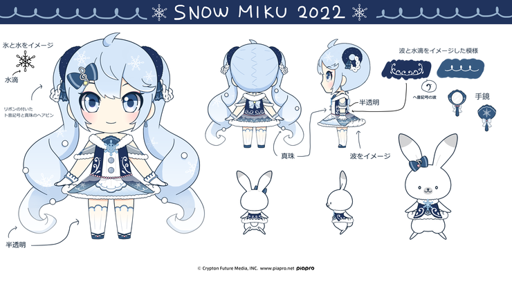 雪ミク2022~海のバレリーナ~