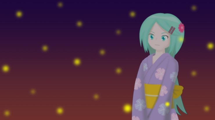 浴衣ミク