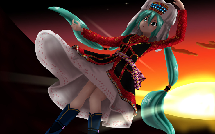 sunset miku