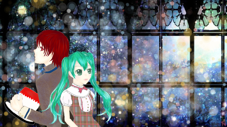 星降る夜のミクちゃん♡
