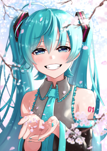 桜の雨