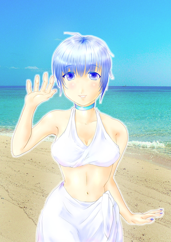 水着のKAIKOさん