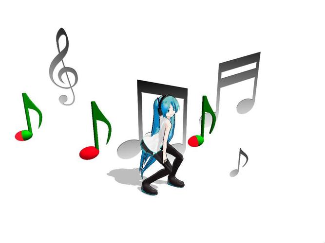 3D modeling of Miku+Note 3D-5-2 8bu-RG 3Dモデル