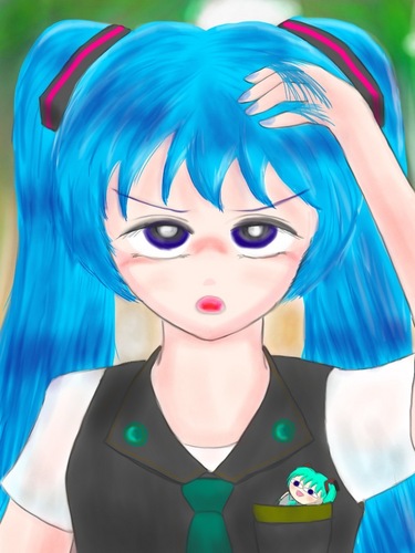 なんで叩くのよ~