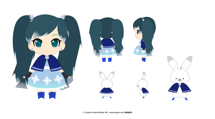 Snow Miku 2022 - Iceberg Inspired