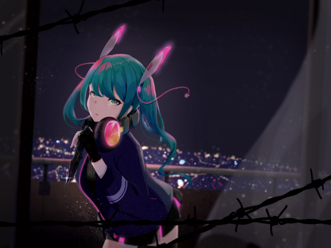 rabbit ミク