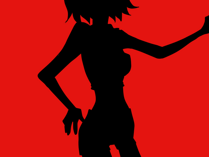 【ピアプロ1周年】シルエットMEIKO【コラボ】