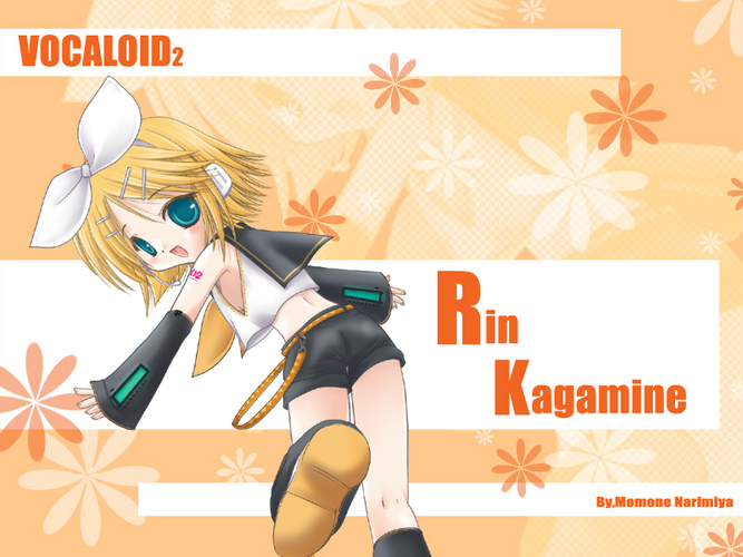 鏡音リンを描いてみました2