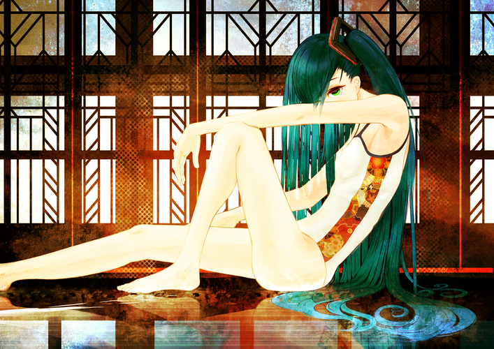 和水着ミク