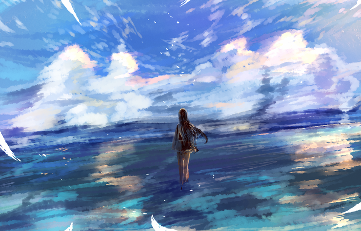 青