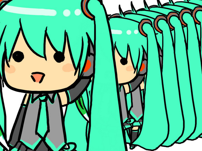 ミクの行列(psd有)