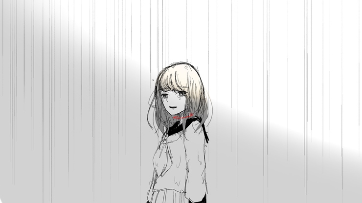 嗤う雨