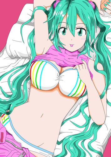 ビキニミクさん・以前描いたものから