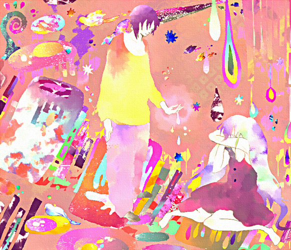 泣いてるの?
