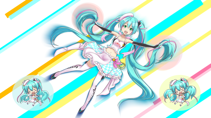 「Twin Tail to Noseでフレッ♪フレッ♪」の応援イラスト
