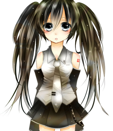 黒い。