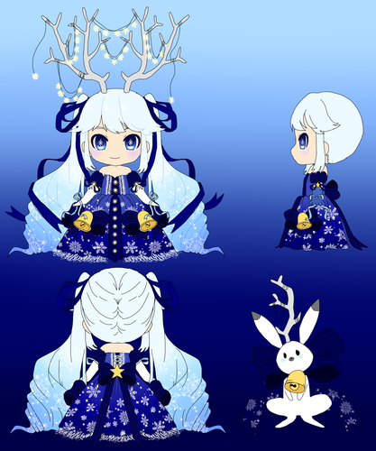 Snow Reindeer Princess Miku