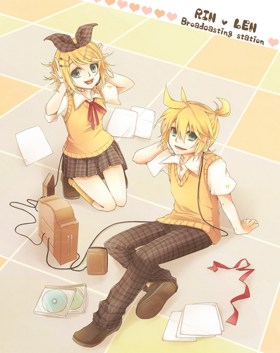 「今日の放送担当は鏡音です♪」