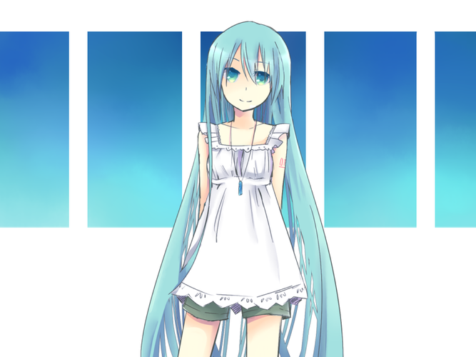 miku in the summer