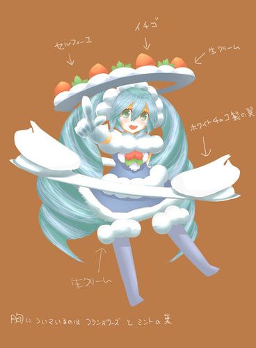 天使っぽい雪ミク