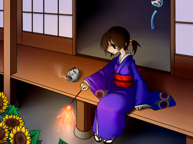 ユキ・花火