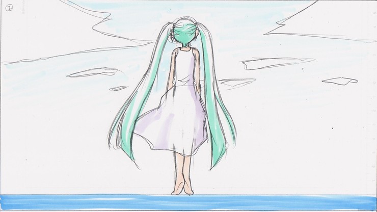 蒼い世界・ラフ2