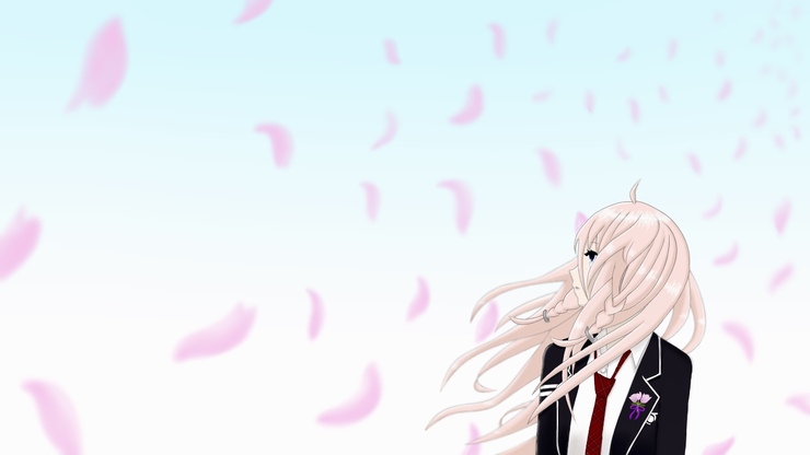 New step(revamp ver)という曲のMVに描いたIA
