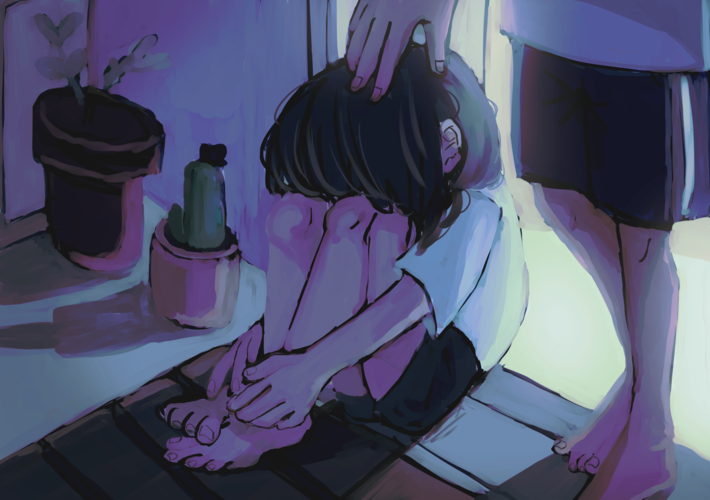 夜はまだ寒いよ