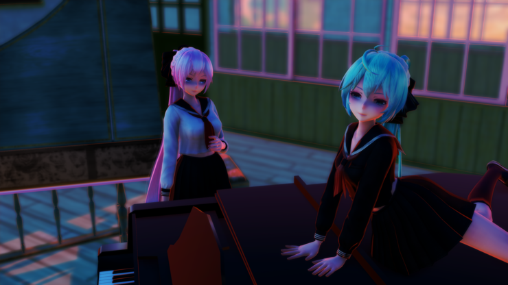 【MMD】初音ミク 巡音ルカ