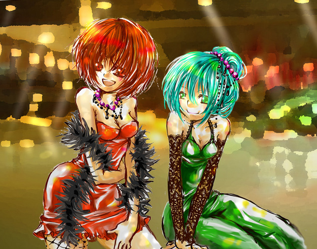 X'masカラー女子組