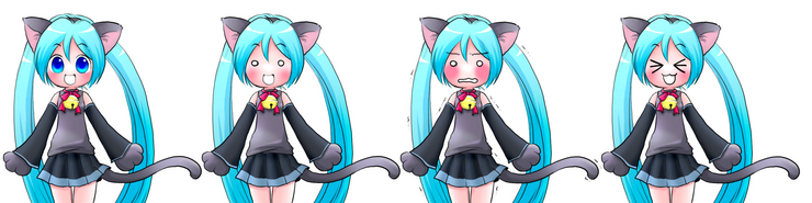 初音ミクさん ネコミミ×4