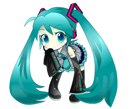 【動画素材】SDミク【口パクセット】