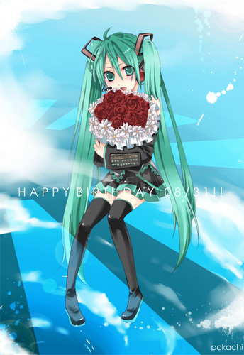 ミク誕生日イラスト