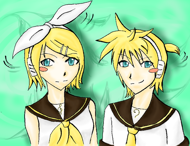 リンレン描いてみたり