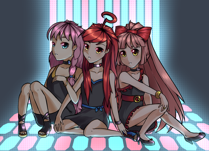 The Pink Trio
