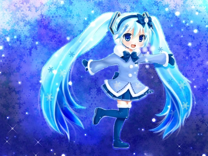 雪ミクさん