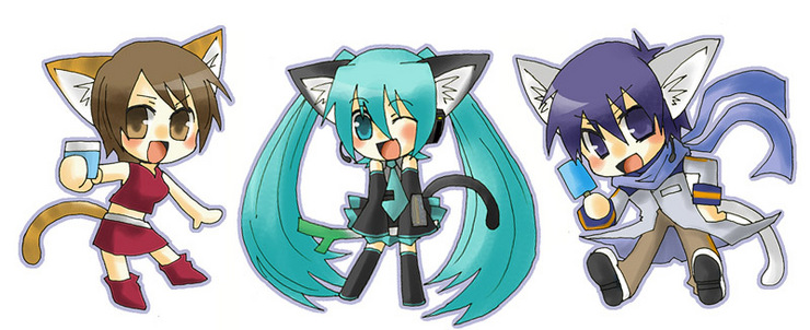 ボーカロイドにゃん兄妹