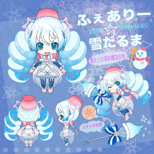 ふぇありー☆雪だるまミク