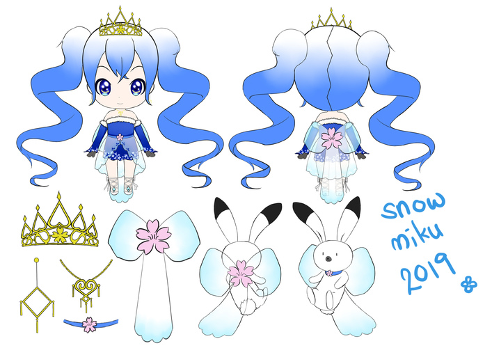 2019年雪ミク衣装