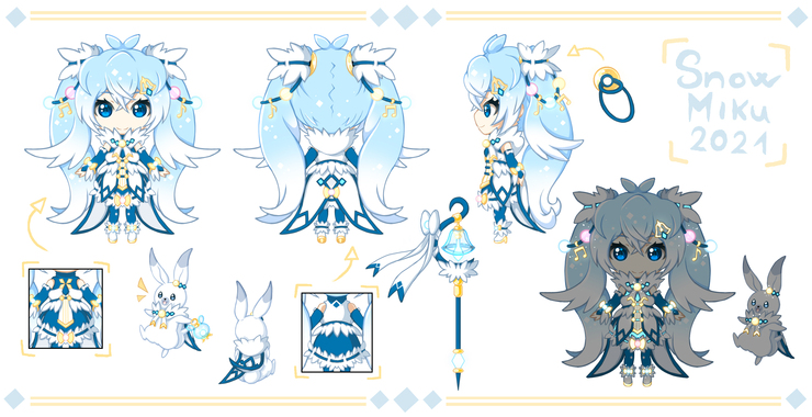 2021雪ミク&ユキネ