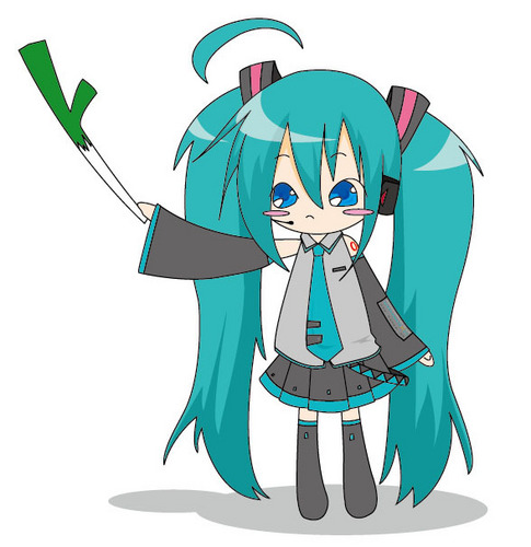 ネギ持ちミクさん