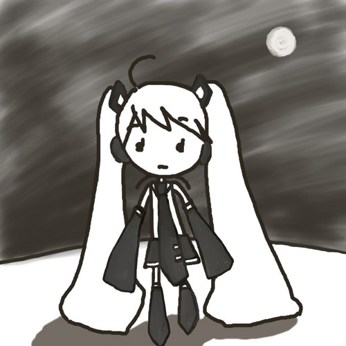 太陽とミク