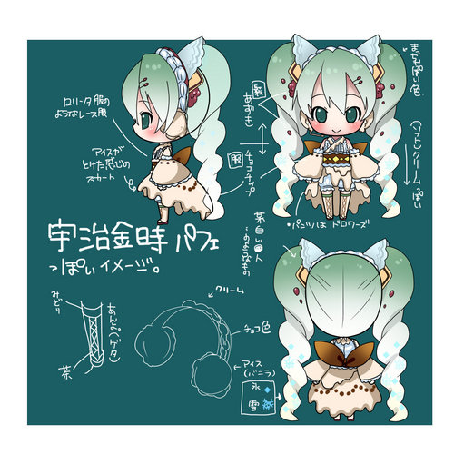 宇治金時パフェっぽいようなミクたん