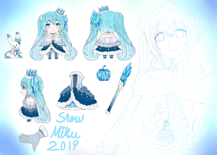 Snow Miku 2019 Design