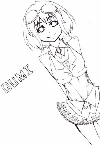 GUMI 線画